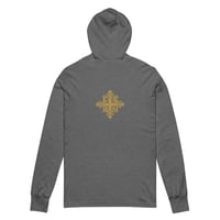 Image 1 of Hooded long-sleeve tee with Orthodox Cross