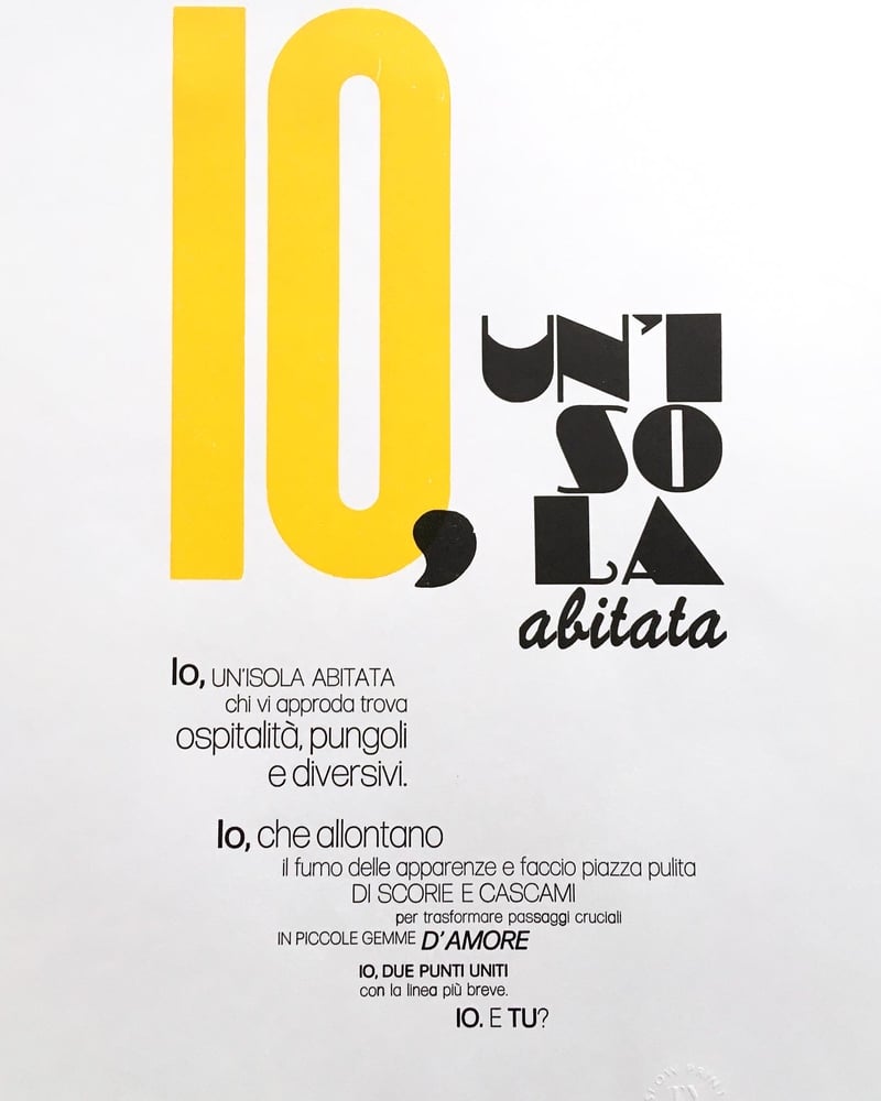 Image of IO UN’ISOLA ABITATA
