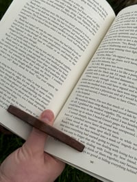 Image 2 of Hardwood Book Ring // Thumb Ring // Page Spreader 