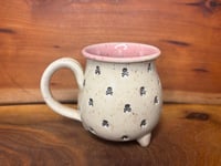 Image 1 of Polka Dot Skull Cauldron Mug 