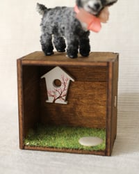 Image 3 of pipe cleaner Pepper the dwarf goat