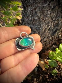 Image 4 of Reversible Boo! Aurora Opal Sterling Silver