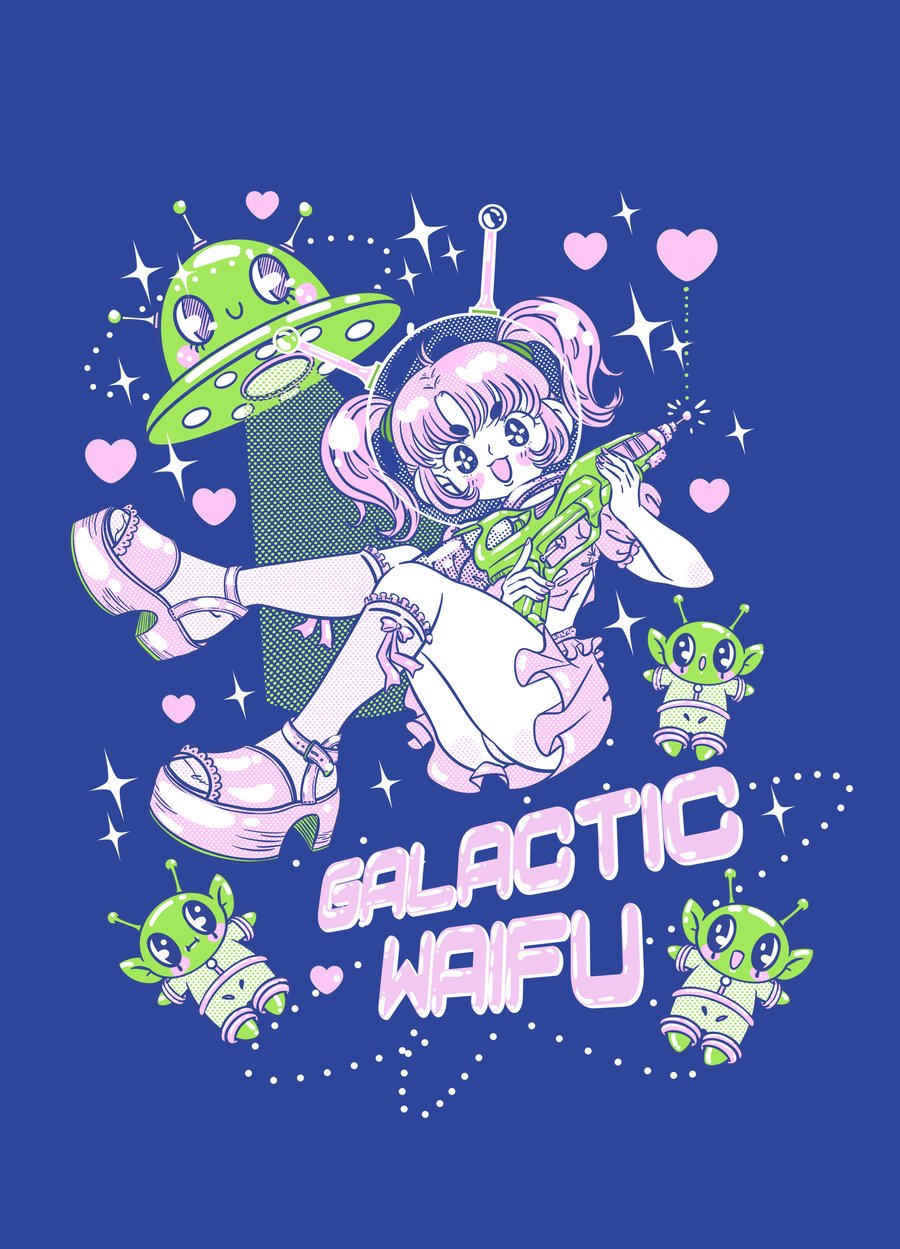 Image of Galactic Waifu T-shirt