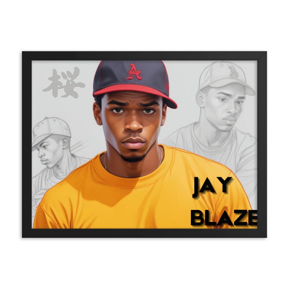 ZEN EXP - “Jay Blaze” Framed matte paper poster