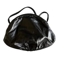 Image 4 of Leather Crescent Pouch Clutch