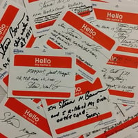 Stewart Bowman Signed Name Tag