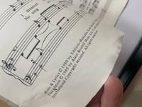 Image 5 of I Dreamed a Dream from Les Miserables, framed 1986 vintage sheet music