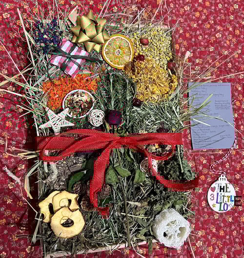 Image of Christmas large forage tray with Christmas themed items