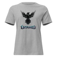 Image 7 of Women's Relaxed T-Shirt, Untamed Raven Gothic Tee