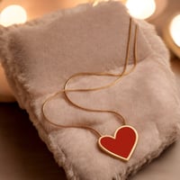 Image 1 of Large heart necklace 