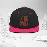 Image 3 of Red Logo Snapback Hat