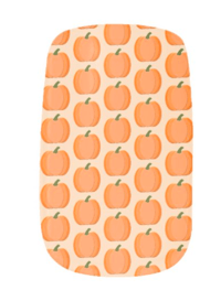 Image 1 of Pumpkin patch Minx nail art 