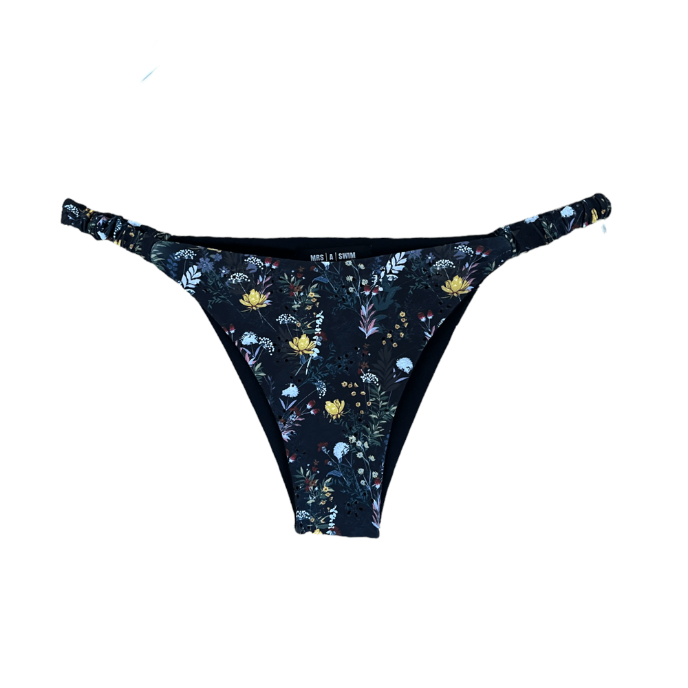 AMALFI || Embroidered Bikini Bottom 