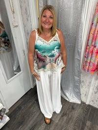 Image 4 of Crystal - Crinkle Wide Leg Trouser 