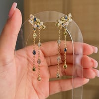 Image 1 of Moonlit Nile Azure Earrings 
