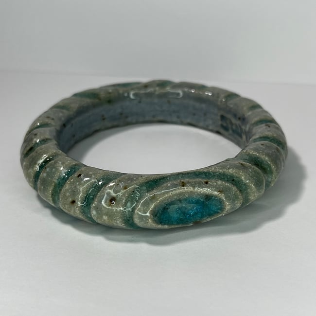 Carved River Rock Bracelet - 7.25 in Inner Diameter