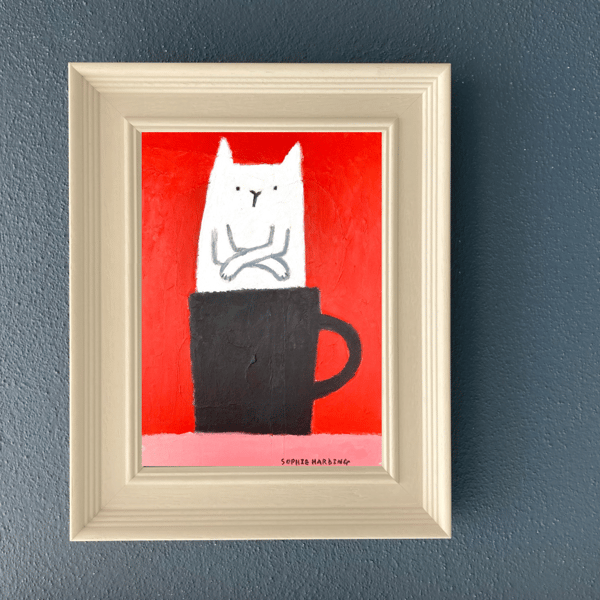 Image of Cat in a Cup