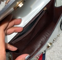 Image 5 of PURSE White bumblebee jeweled faux pearl fashion handbag 