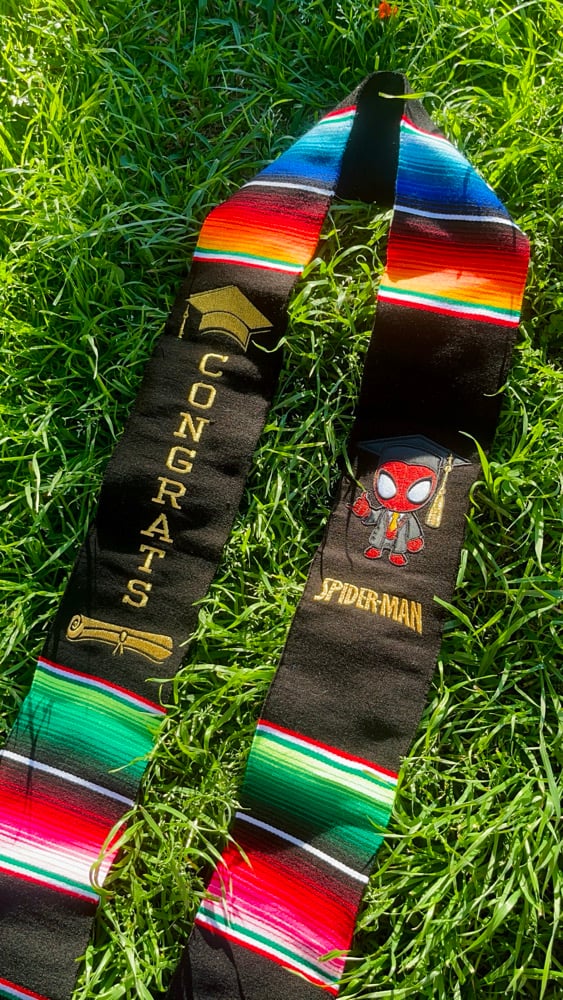Image of Spider- Sarape Graduation Sash