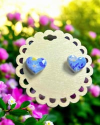 Floral Heart Studs