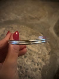 Double Half Round Cuff Bracelet