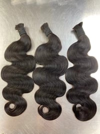 body wave （no weft）bundles for boho braids