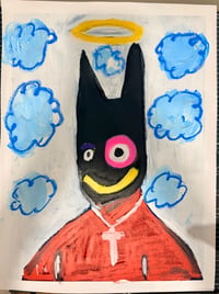 Image 2 of Heavenly Smile Embellished Print 