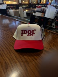 Image 2 of Logo Snapback v.1 (Cream/Red) 