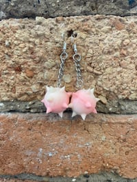 Image 3 of Pretty Rubbish Collaboration Flail Earrings *made to order*