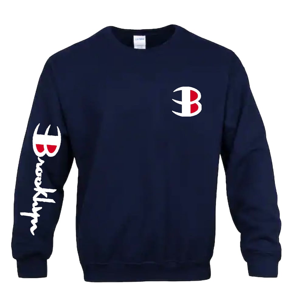 Image of Signature Bk Sweater (Navy)