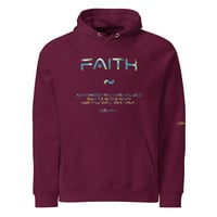 Image 5 of I Can I Am " Faith" Unisex eco raglan hoodie