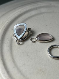 Image 5 of Rosequartz Hoops