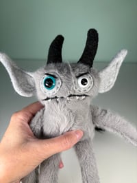 Image 2 of Small Weighted Devil Monster - Gray