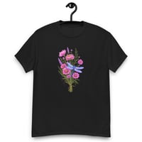 Image 3 of Unisex classic tee, Dragonfly Wildflower Bouquet Tee