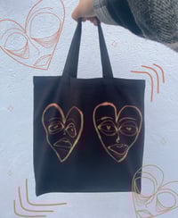Image 1 of Heart tote bag