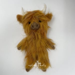 Image of Highland cow lovey preorder 