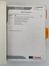 Image 4 of Kawasaki Master Manual Parts & Service