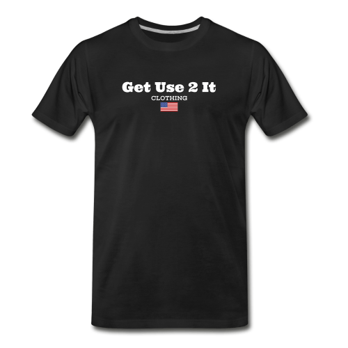 Image of Get Use 2 It American Classic Tshirt Black