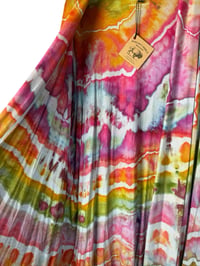 Image 8 of 3X PLUS Jersey Knit Open Cardigan in Euphoria Geode Ice Dye