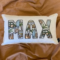 Image 1 of Vintage Kombi Surf Personalised Cushion 