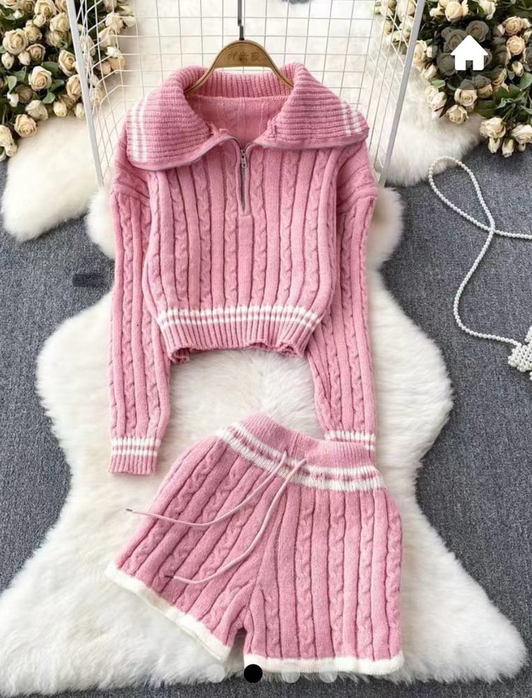 Image of Sweater Short Set 