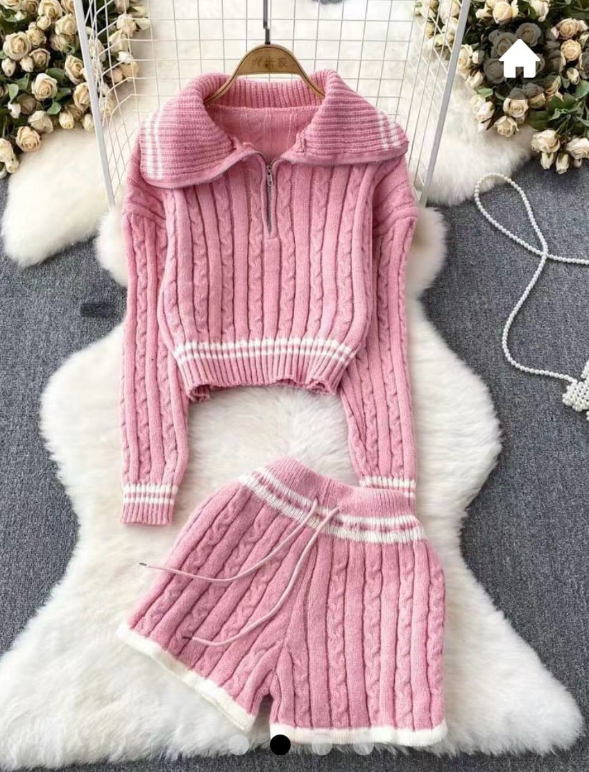 Image of Sweater Short Set 
