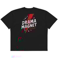 Image 4 of Drama Magnet - Premium Oversized High Neck Tee