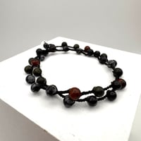 Image 1 of Obsidian Wrap Bracelet
