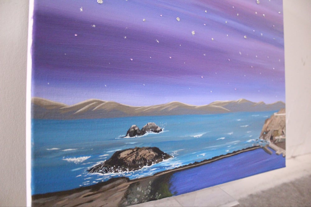 Image of Sutro Baths Stars 12x16 Original 1/1 