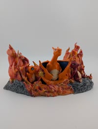 Image 1 of Charmander Evolution Handpainted FanArt Figurine