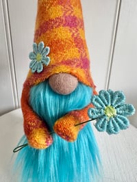 Image 4 of Harris Tweed Wee daisy Gnome