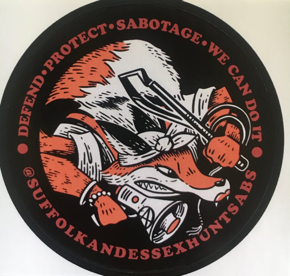 Defend Protect Sabotage Sticker 