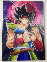 Image 1 of Bardock & Baby Goku Acrylglas