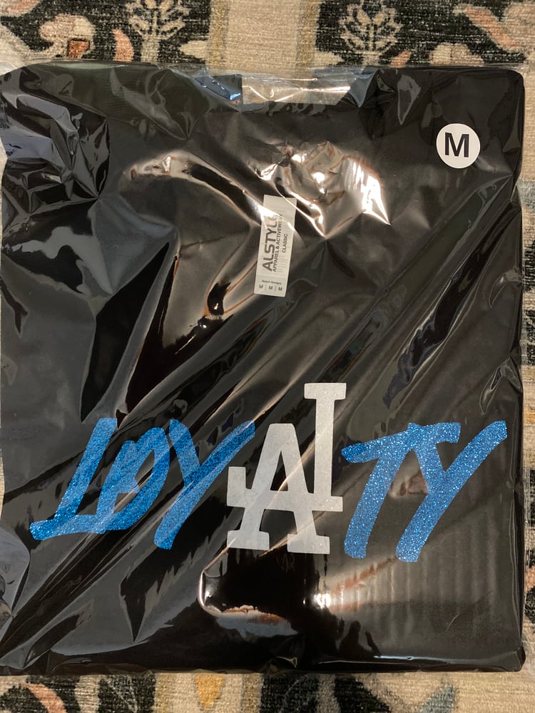 Image of Loyalty glitter tshirt 